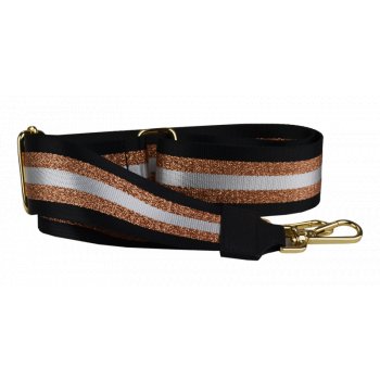 Látkový prídavný  popruh striscia nero