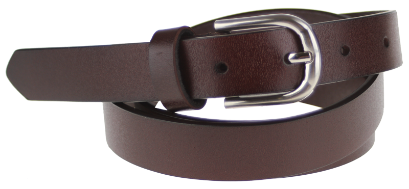 Cintura Liscio (2,4 cm) Farba opasku: hnedá tmavá