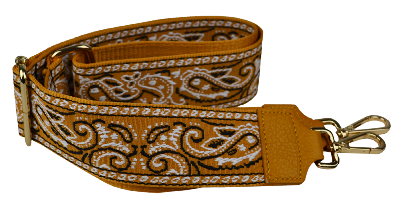 Látkový prídavný popruh žltý