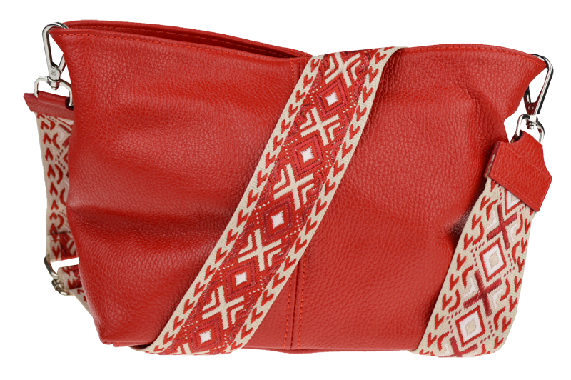Batilda Rosso s prídavným popruhom X Batilda Rosso s prídavným popruhom X