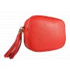 Talianská kožená kabelka Bala Rossa Corallo