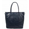 Pekná kožená kabelka Fausta Blu Scura
