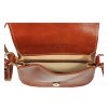 Moderná kožená kabelka Mina Marrone