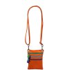 Talianska kožená kabelka Luna Arancione