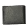 Kožená pánska peňaženka OB-8383 Black/MA