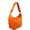 Talianská kožená kabelka Gondola Arancione