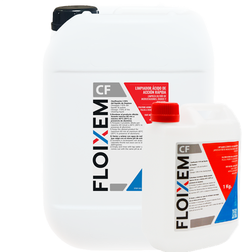 Floixem CF: Rychloúčinný kyselý čistič vodního kamene, síranů a rzi