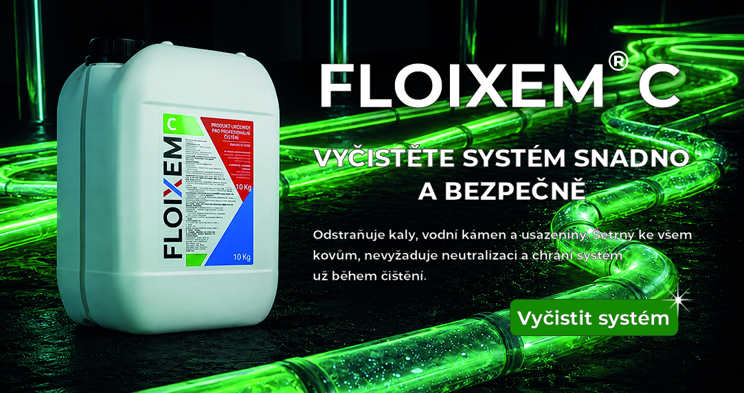 FLOIXEM® C čistící a odvápňovací přípravek pro topné a chladící systémy