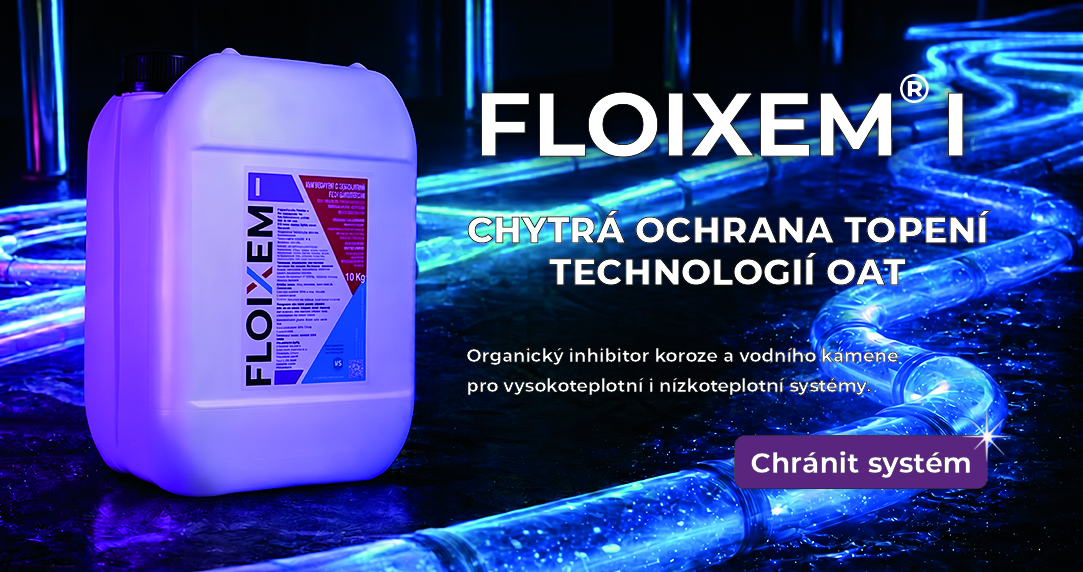 FLOIXEM® I inhibitor koroze a vodního kamene pro vysokoteplotní i nízkoteplotní systémy