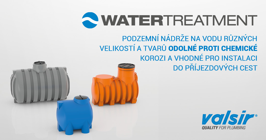 Valsir podzemní nádrže na vodu