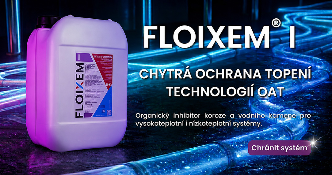 FLOIXEM® I inhibitor koroze a vodního kamene pro vysokoteplotní i nízkoteplotní systémy