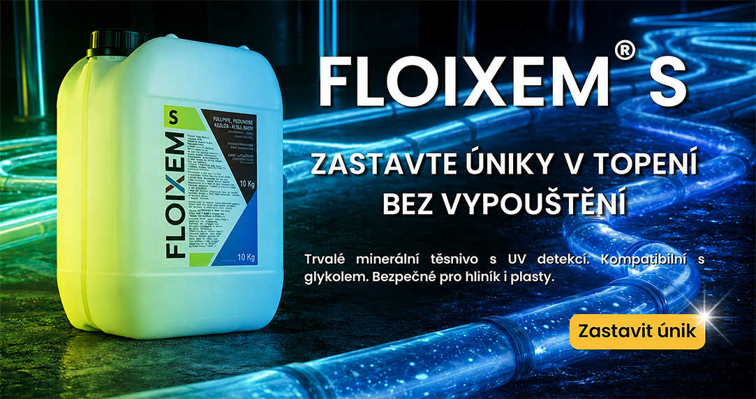 Floixem S - těsnící přípravek pro úniky ze systému