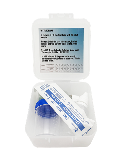 FLOIXEM® Kit Check I&C kapičková testovací sada pro kvantifikaci přípravků Floixem I a Floixem C