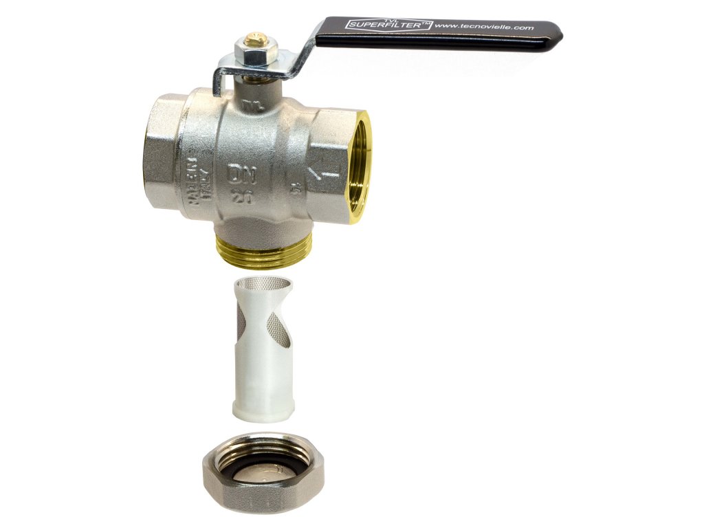 TECNOVIELLE SUPERFILTER 140 kulový kohout s filtrem FF páčka
