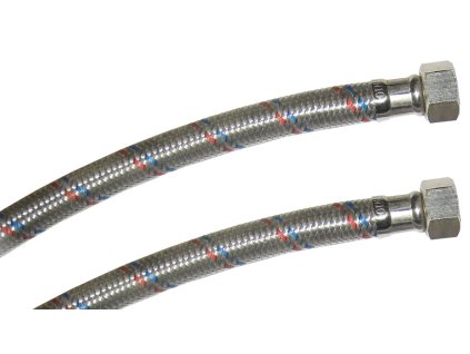 NOVALINEA opletená flexi hadička na vodu 3/8"x1/2" PN 10 FF