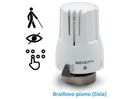 TT3000 blind man brailoovo pismo cisla modra orez