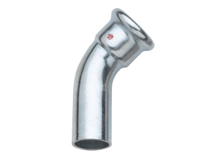 TURBO STEEL oblouk 45° MF z uhlíkové oceli lisovací