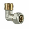 TDM BRASS PEX 1075 koleno svěrné s vnějším závitem