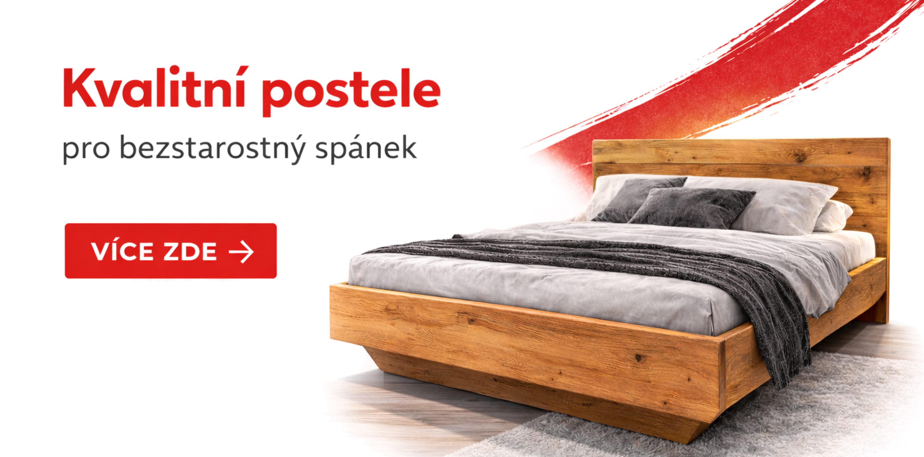 Kvalitní české masivní postele