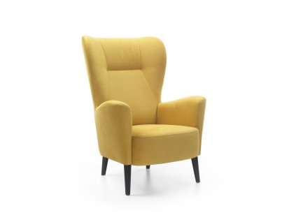 Kreslo NAOMI yellow (Poťahová látka akciová)