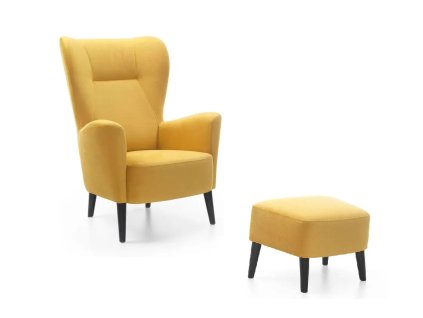 Kreslo Naomi taburet set