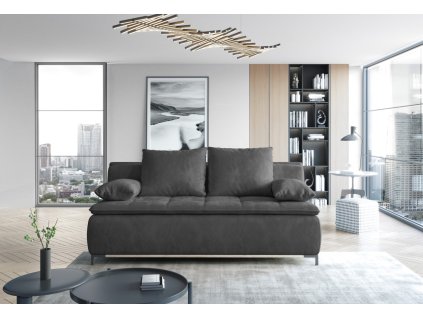 Pohovka FELO sofa v elegantnom mestskom interiéri obývačky, celkový pohľad