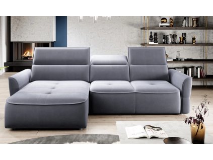 Sedačka HARMONY Mini v svetlom interiéri obývačky, celkový pohľad spredu