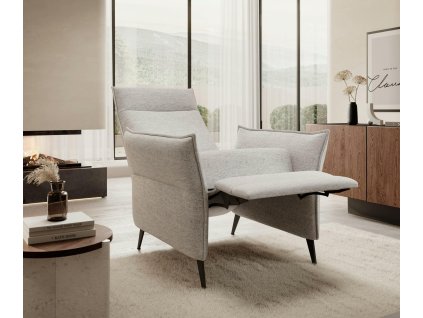 Kreslo MINERAL v interiéri, pohodlné kreslo pri stolíku