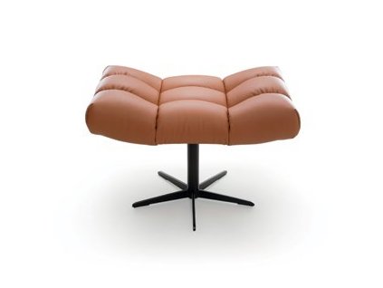 Kožený taburet CORAL (Cenová skupina kože I. cs Madras)