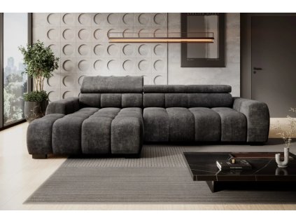 Sedačka IMPERIAL v interiéri obývačky, celkový pohľad spredu