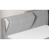 Čalúnená posteľ DREAMO - detail čela - tvarovanie a prešívanie