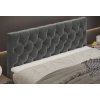 Čalúnená boxspring posteľ - detail čela - prešívanie a dizajn