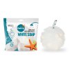 PNSB45BY 8691400505466 2 White Soap Bath Pouf with Soap