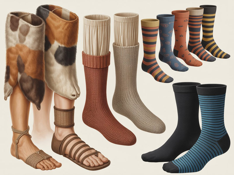 Historie ponožek: Od pravěku po moderní dobu