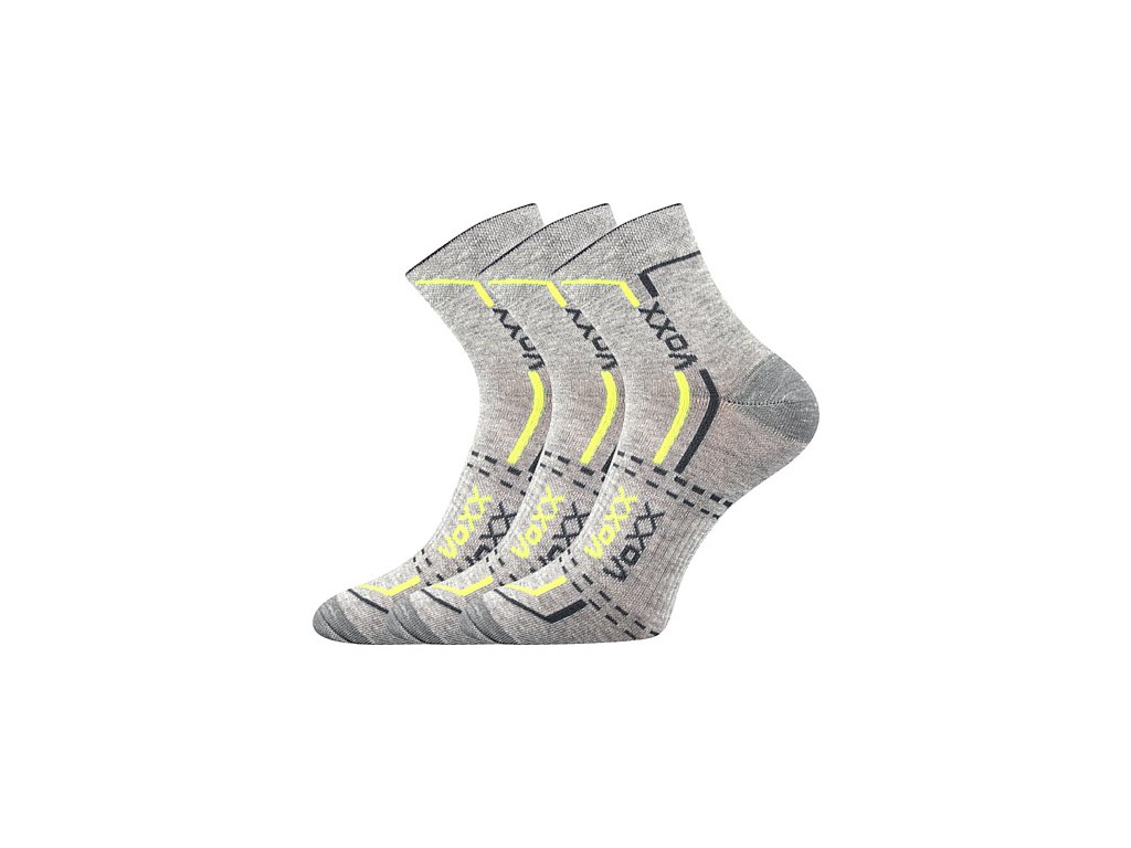 Ponožky Franz 03 světle šedá melé (Parametr-barva světle šedá melé, Velikost 43-46 (29-31))