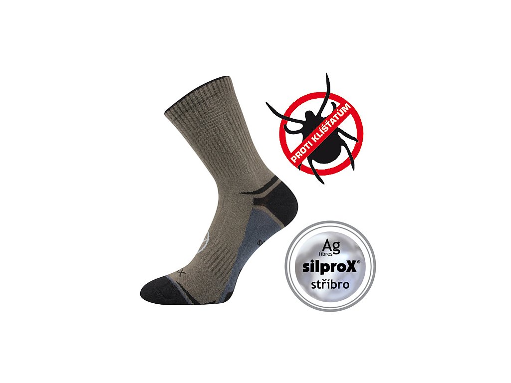 ponozky voxx optifan 03 kliste khaki