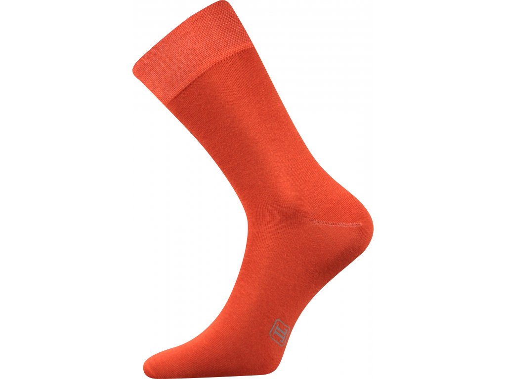 Jednobarevné ponožky Decolor rezavé rezavá