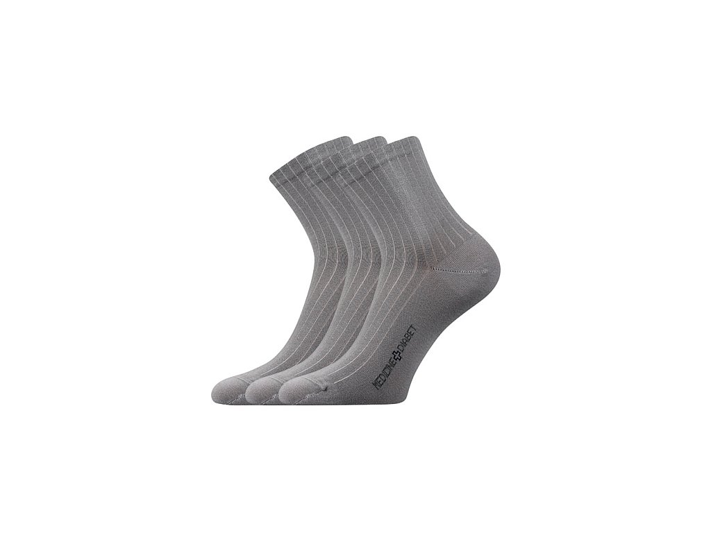 Zdravotní ponožky Demedik světle šedé světle šedé
