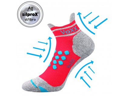 kompresní ponožky VoXX Sprinter neon růžová