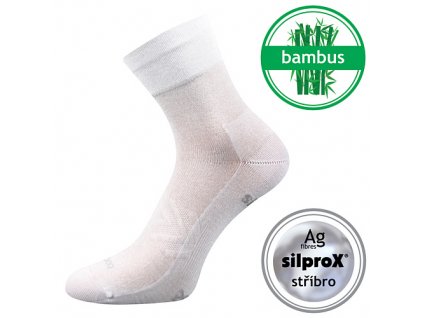 Ponožky Baeron bílé (Parametr-barva Bílá, Velikost 47-50 (32-34))