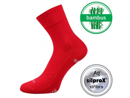 Ponožky Baeron červené (Parametr-barva červená, Velikost 47-50 (32-34))