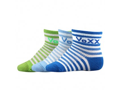 Ponožky Fredíček mix pruhy/kluk (Parametr-barva mix pruhy/kluk, Velikost 18-20 (12-14))