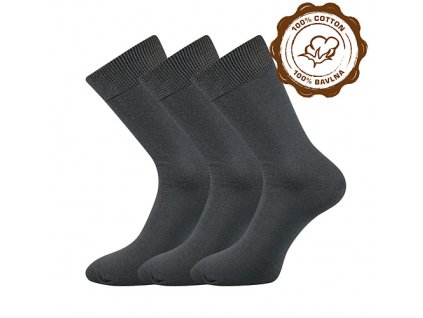 Ponožky Habin tmavě šedé (Parametr-barva tmavě šedá, Velikost 46-48 (31-32))
