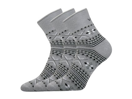 Ponožky Ingvild (Parametr-barva světle šedá, Velikost 35-38 (23-25))