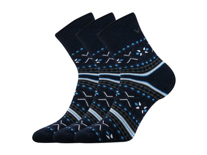 Ponožky Ingvild (Parametr-barva tmavě modrá, Velikost 35-38 (23-25))