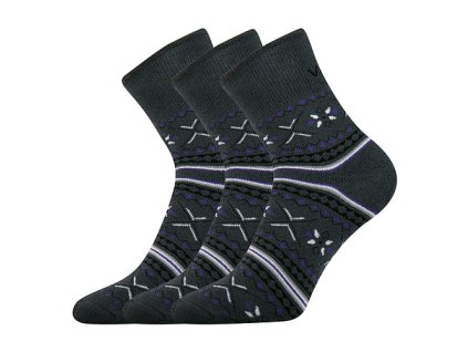 Ponožky Ingvild (Parametr-barva tmavě šedá, Velikost 39-42 (26-28))