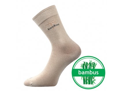 Bambusové ponožky Boma Kristián béžové