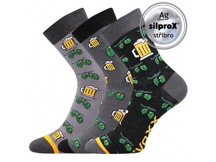 Ponožky PiVoXX mix III - 3 (Parametr-barva mix III - 3, Velikost 47-50 (32-34))