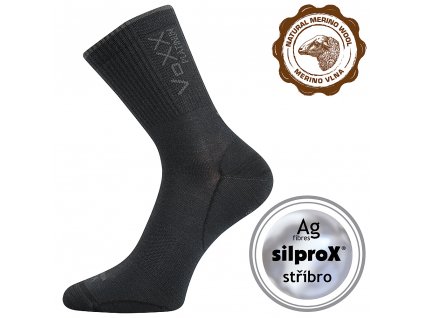 Ponožky Radius tmavě šedé (Parametr-barva tmavě šedá, Velikost 43-46 (29-31))