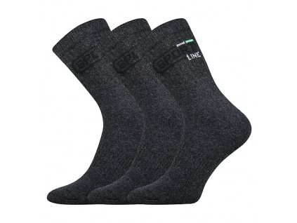 Levné ponožky Boma Spot 3pack tmavě šedé